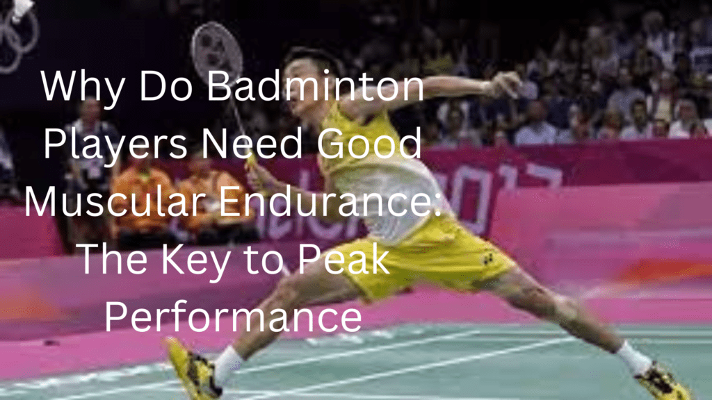 Why Do Badminton Players Need Good Muscular Endurance 2023