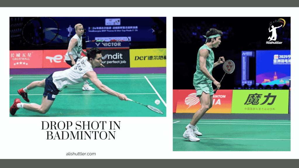 Drop Shot in Badminton