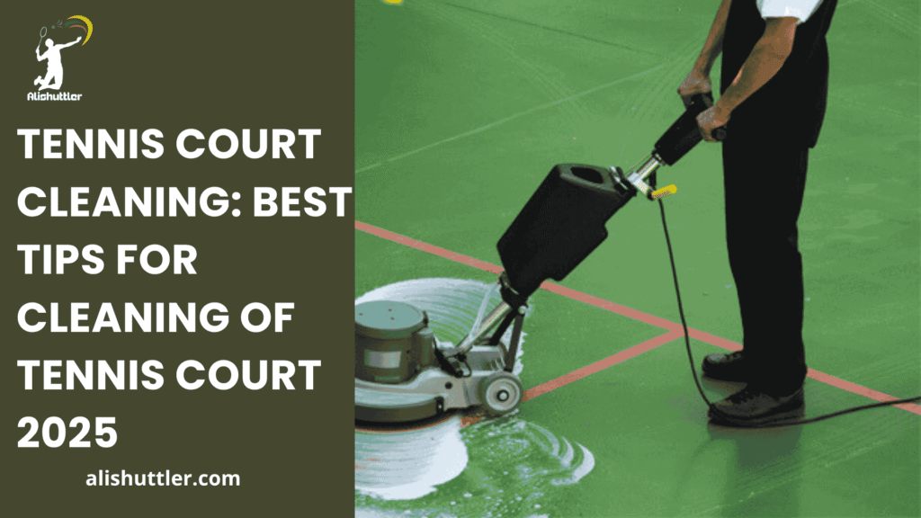Tennis Court Cleaning