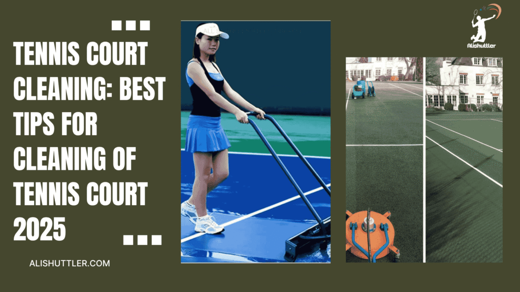 Tennis Court Cleaning