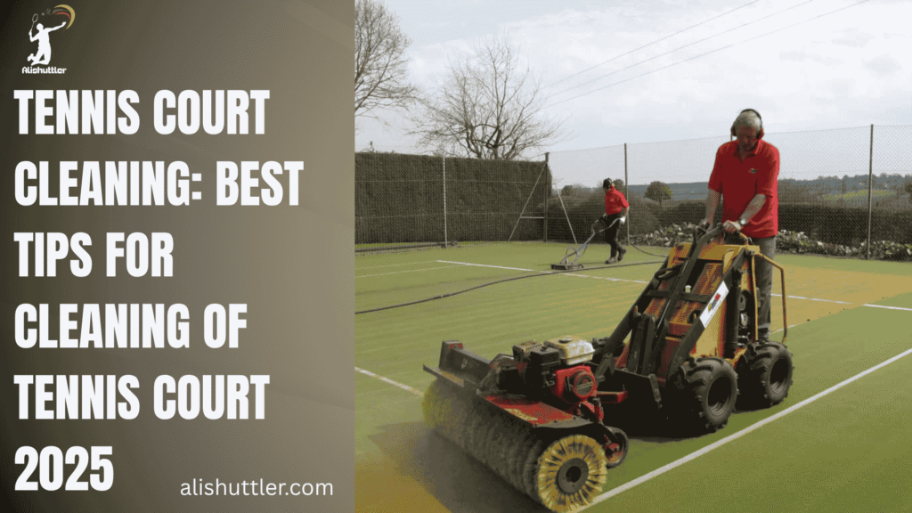 Tennis Court Cleaning