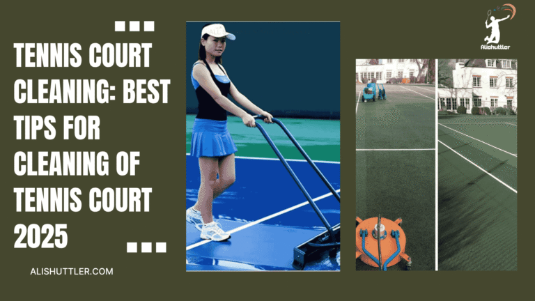 Tennis Court Cleaning