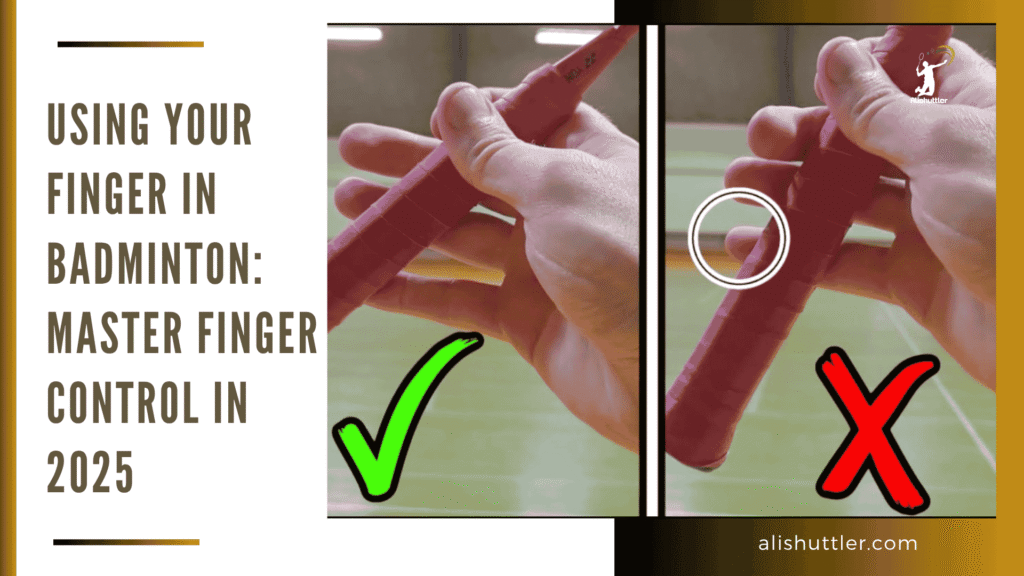 Using Your Finger in Badminton