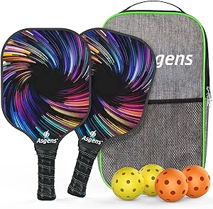 Asgens Pickleball Paddles Set