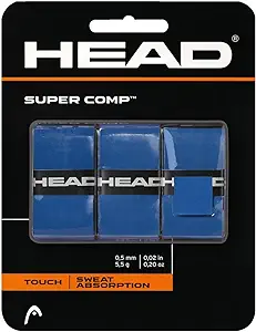 Head Super Comp Racquet Overgrip - Tennis Racket Grip Tape - 3-Pack
