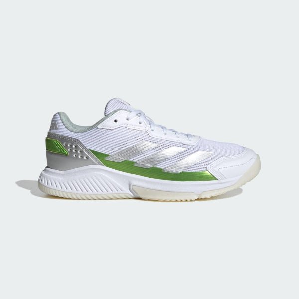 adidas Courtquick Padel shoe with Slingframe construction and Cloudfoam Plus midsole