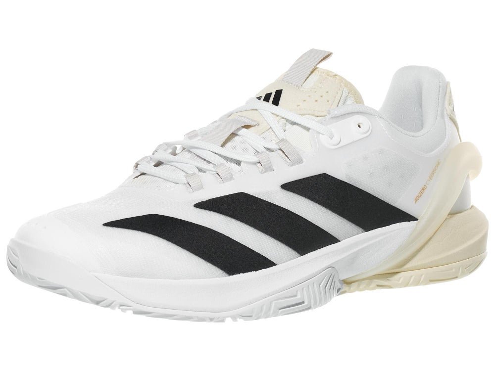 adidas Adizero Cybersonic 2 tennis shoe in white with Energy Rod and Lightstrike midsole