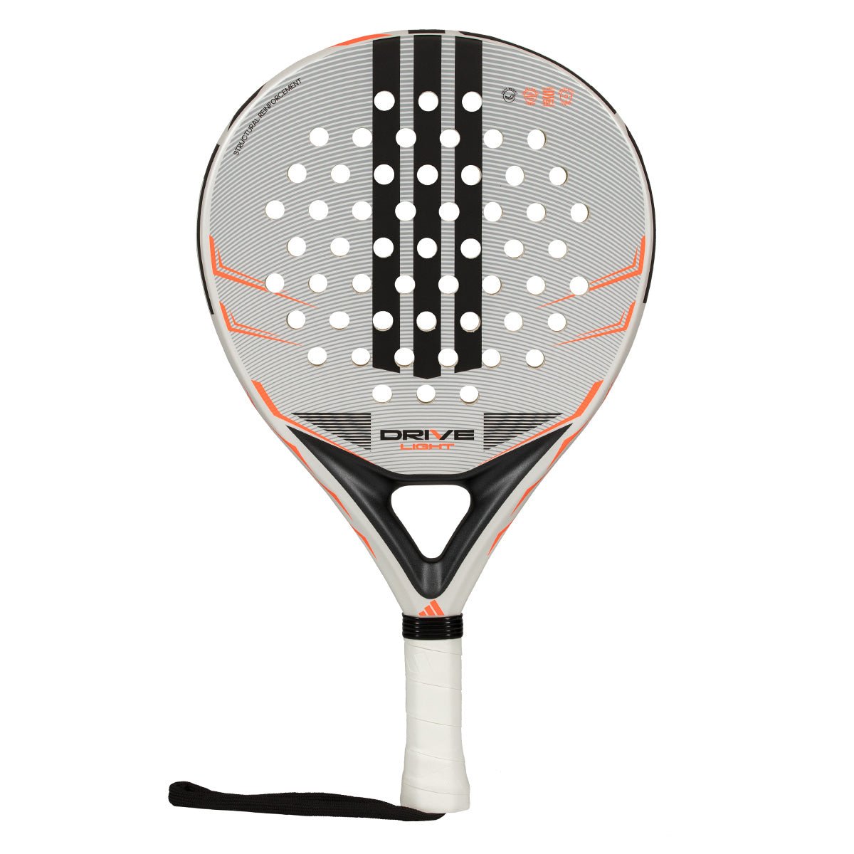 adidas Drive Light 3.4 padel racket with round shape and light colourway