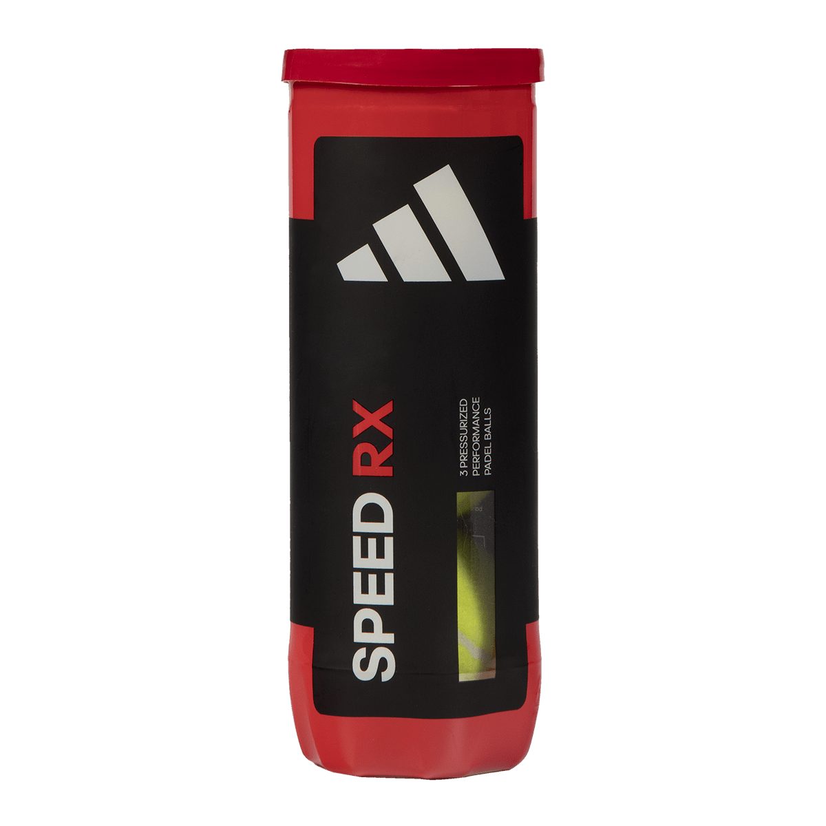 Adidas Speed RX padel balls — 3-ball can of the FIP-approved fast ball
