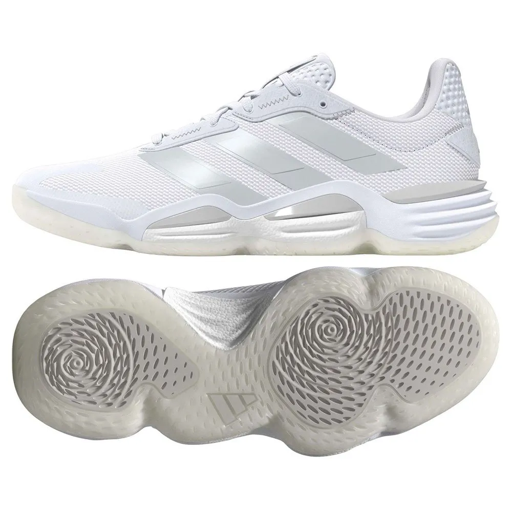 adidas Stabil 16 indoor flagship shoe with Boost midsole and chassis construction
