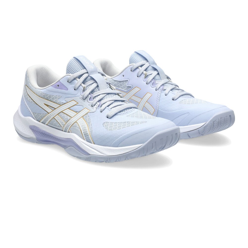 ASICS Gel-Tactic 13 women's indoor court shoes in blue fade and white