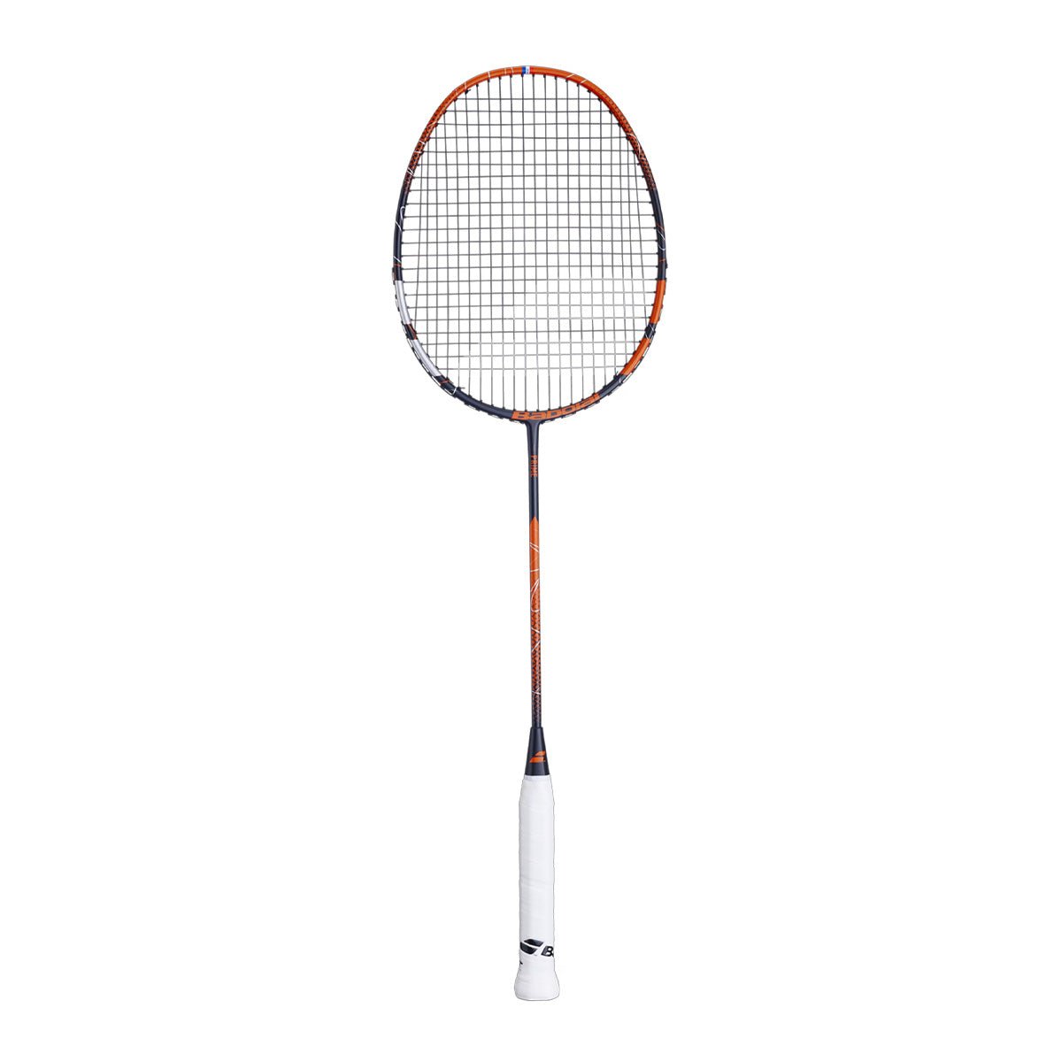 Babolat Prime Junior badminton racket in black and orange
