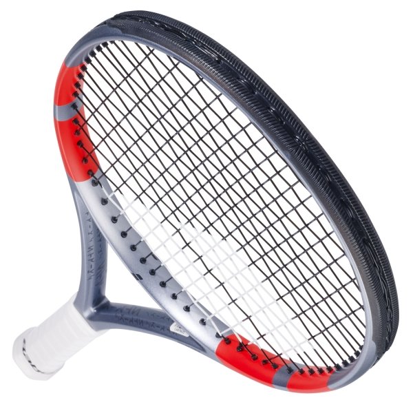 Babolat Pure Strike 100 16x19 Gen 4 tennis racket in carbon grey and red