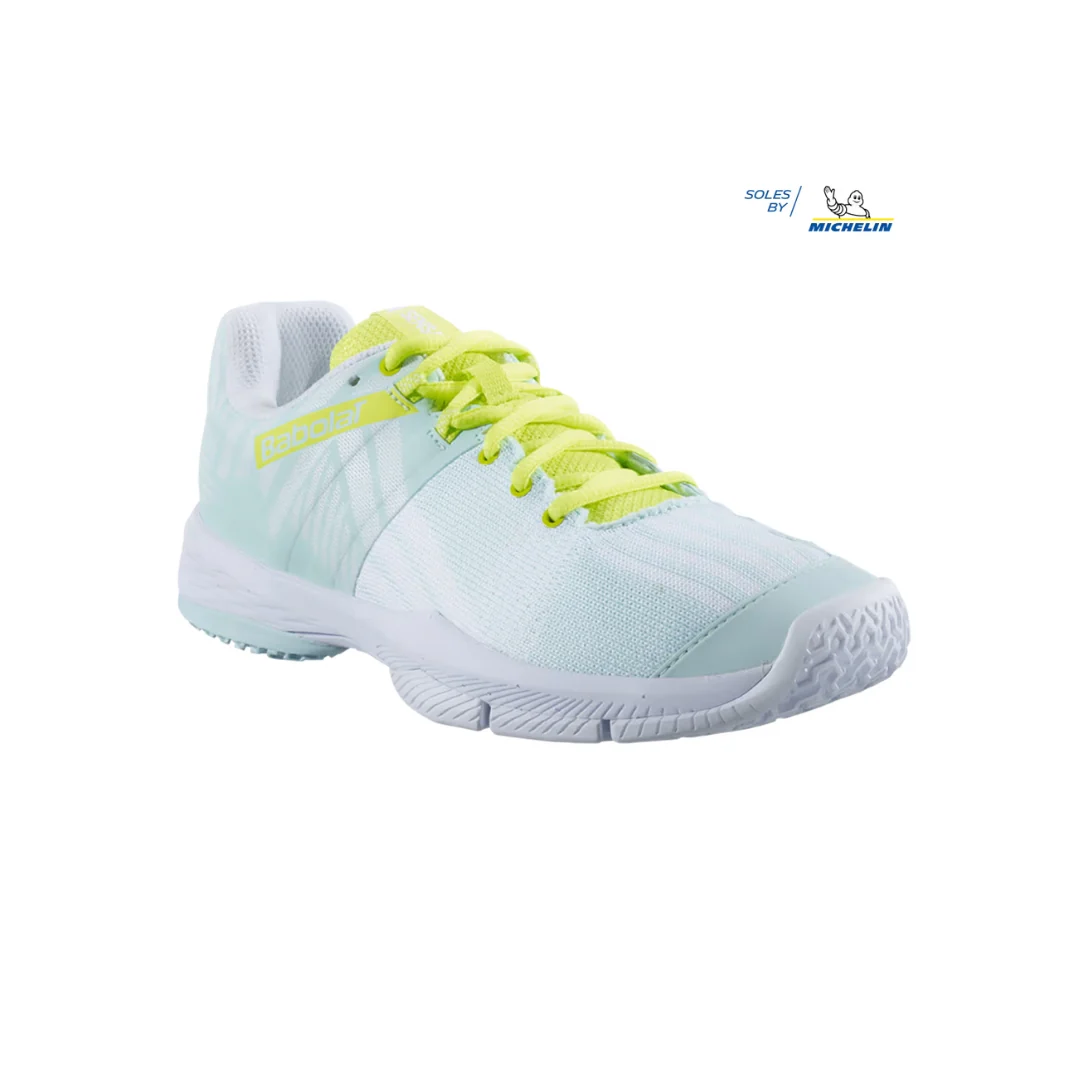 Babolat Sensa women's padel shoe with Power Straps, side view