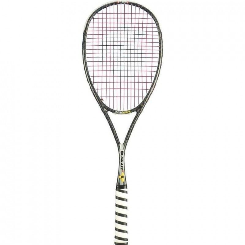 Black Knight Ion Galaxy PS squash racket — traditional closed-throat control frame