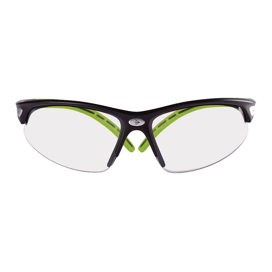 Dunlop I-Armor protective eyewear with contoured lens and stabilizing strap