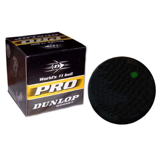 Dunlop Pro High Altitude squash ball — the green dot ball built for play at high-altitude venues