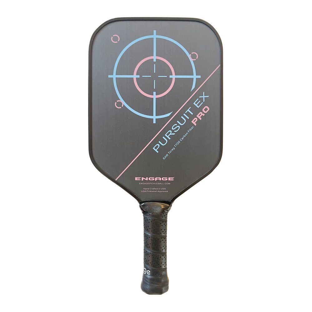 Engage Pursuit Pro EX pickleball paddle in Arctic Gold
