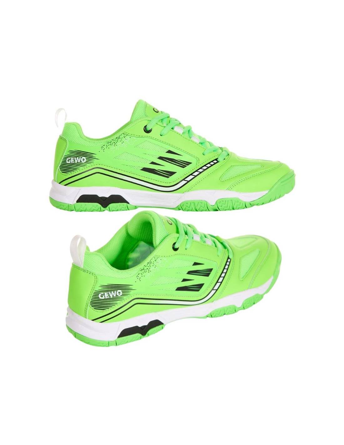 GEWO Flex Force Pro I table tennis shoe in black with red accents