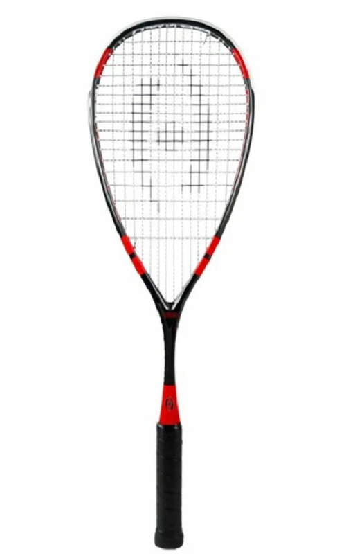 Harrow Reflex 125 squash racket with closed throat bridge