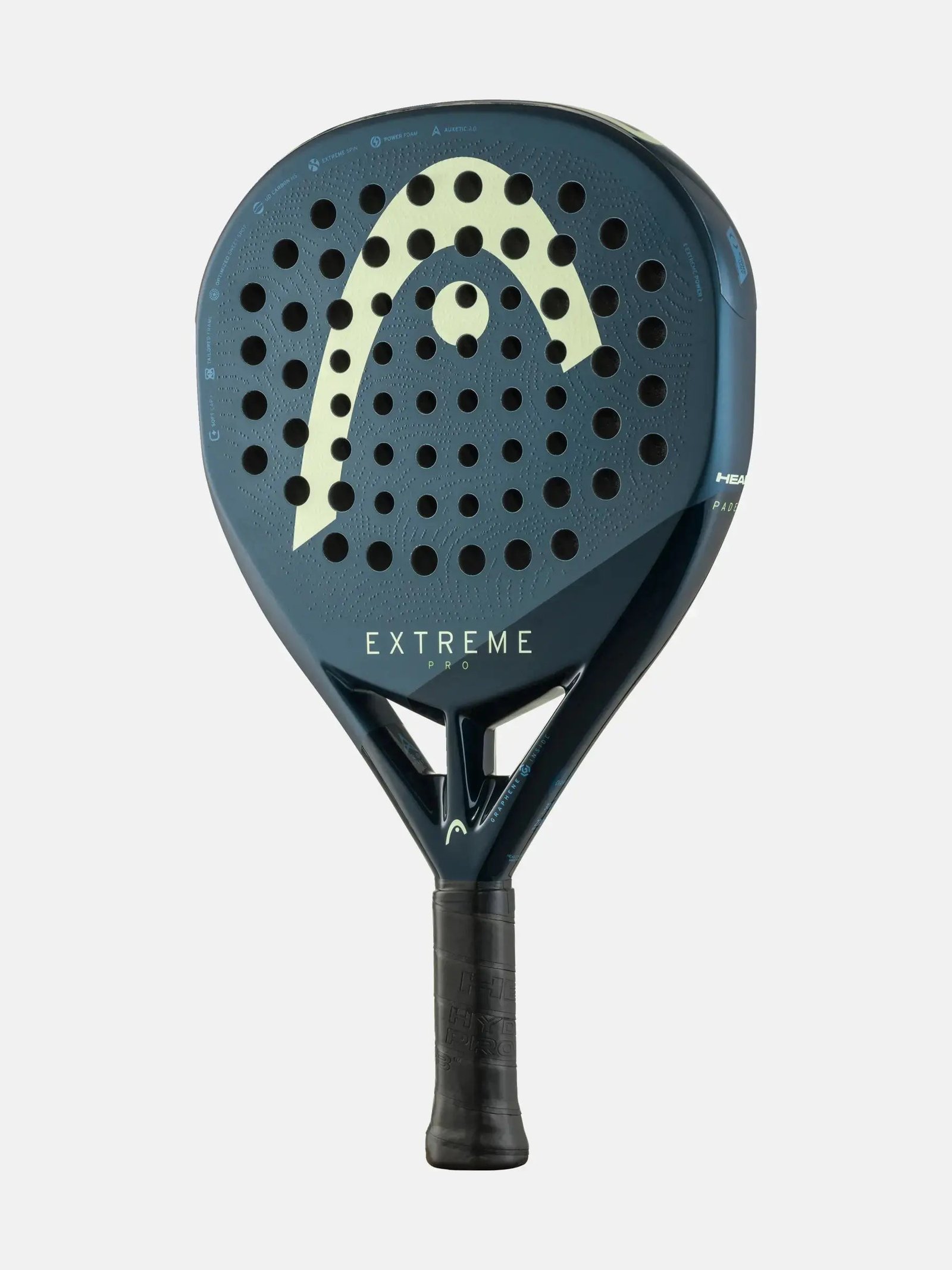 Head Extreme Pro 2025 padel racket in blue with diamond shape