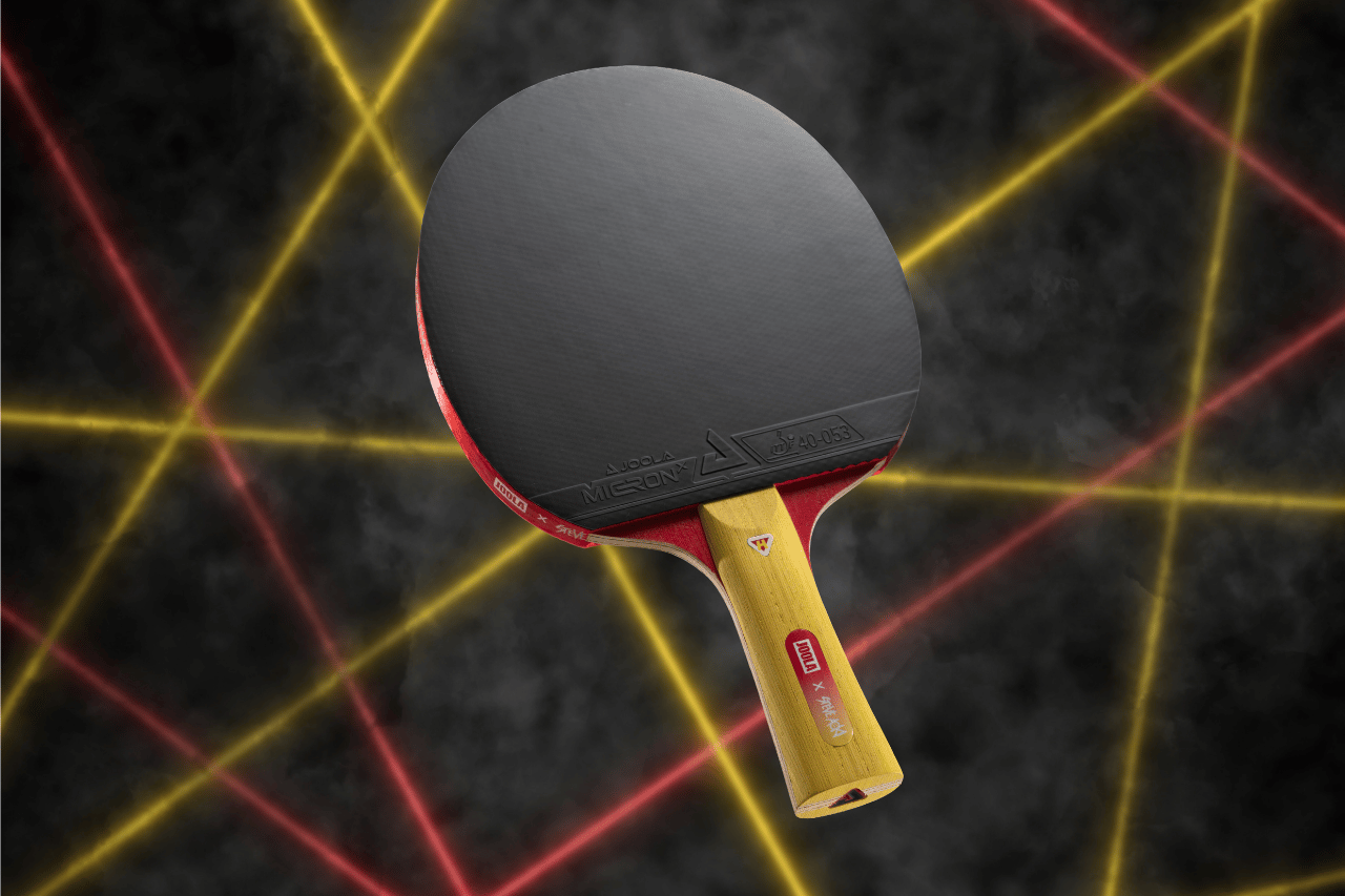 JOOLA Infinity Z Carbon table tennis bat with Micron X rubber