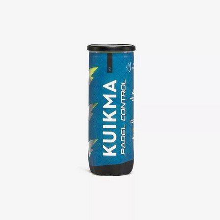 Kuikma PB Control pressurised padel balls — pack of 3 FIP-approved value balls
