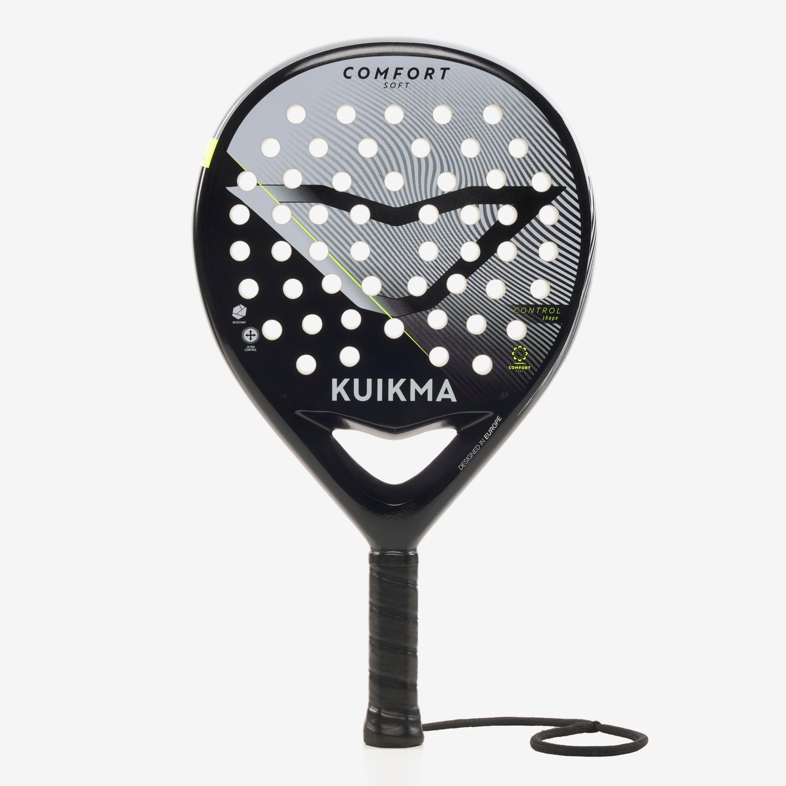 Kuikma PR Control padel racket — control-oriented budget racket