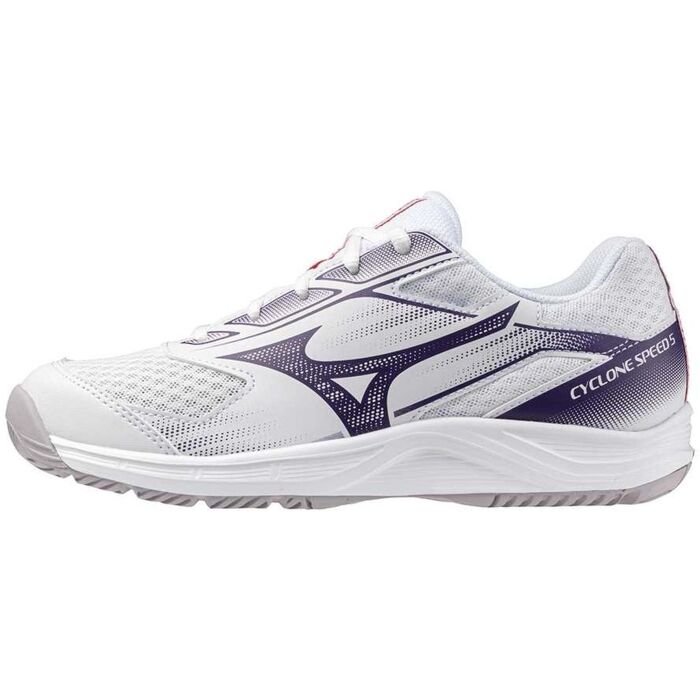 Mizuno Cyclone Speed 5 women's indoor court shoe in white