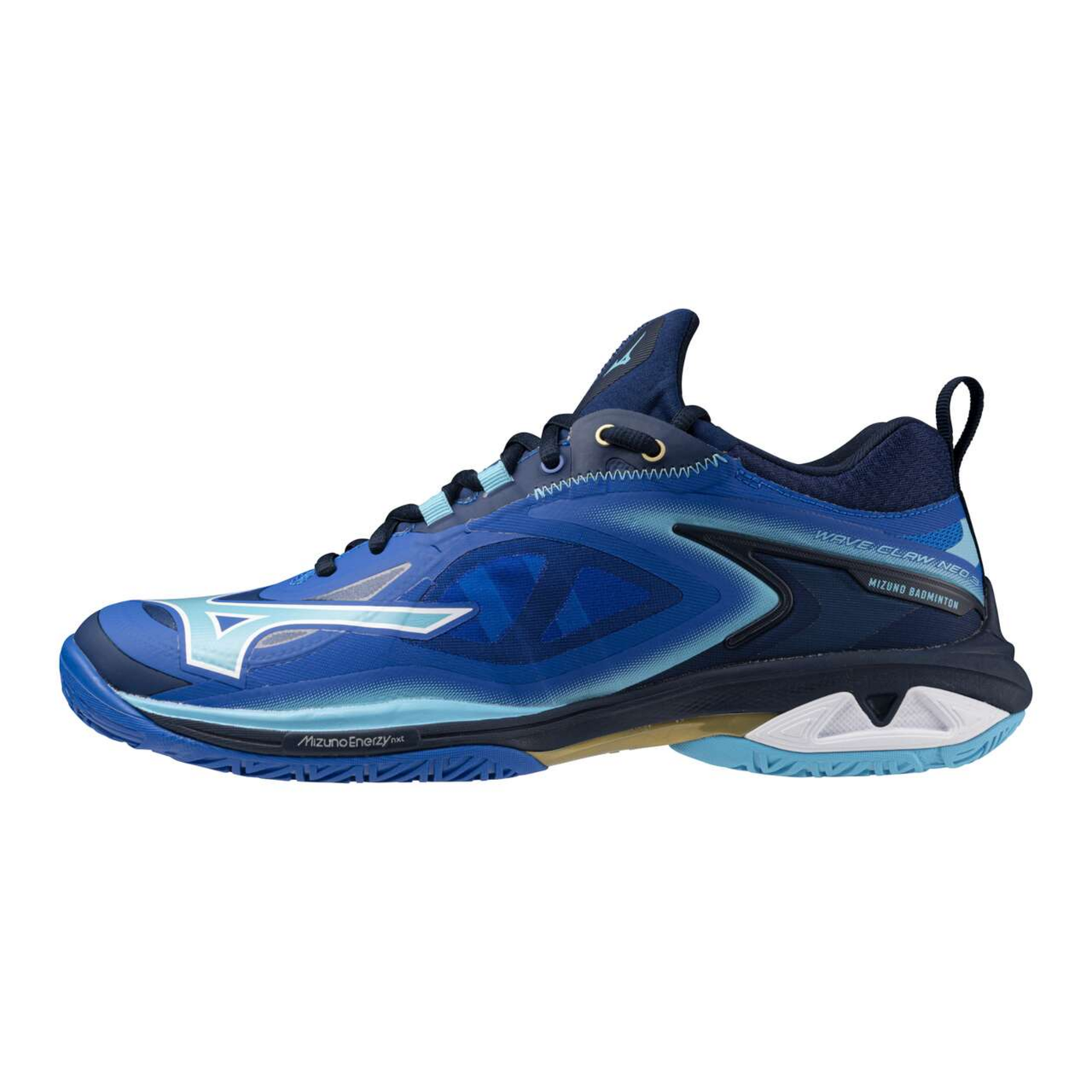 Mizuno Wave Claw NEO 3 badminton shoe in blue