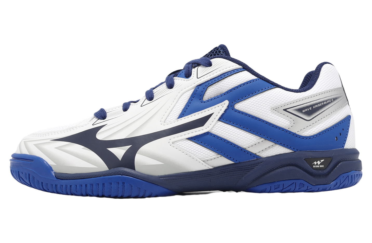 Mizuno Wave Kaiserburg 8 lightweight wide-fit table tennis shoe in grey