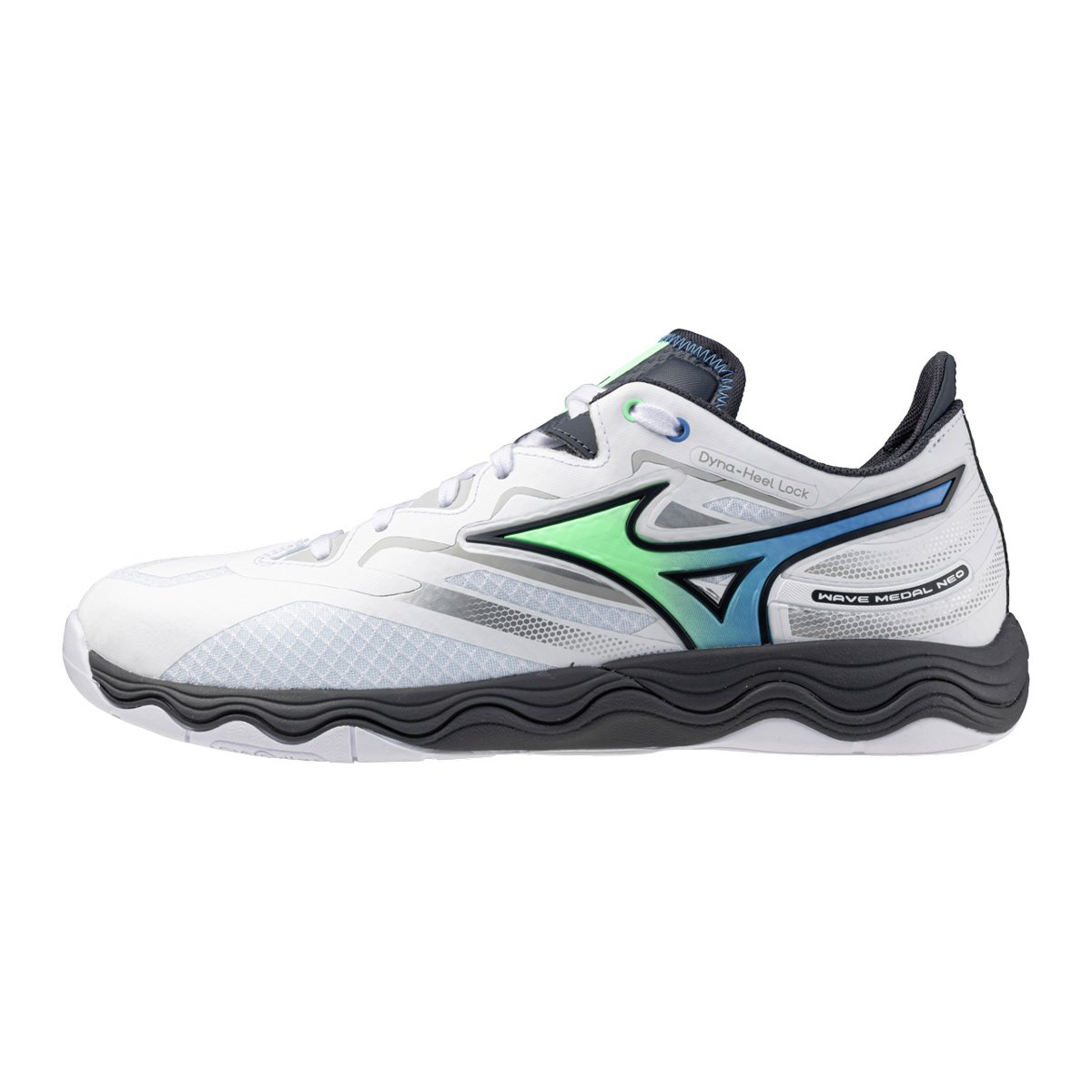 Mizuno Wave Medal Neo table tennis shoe with FOAM WAVE cushioning and Stepillar sole construction