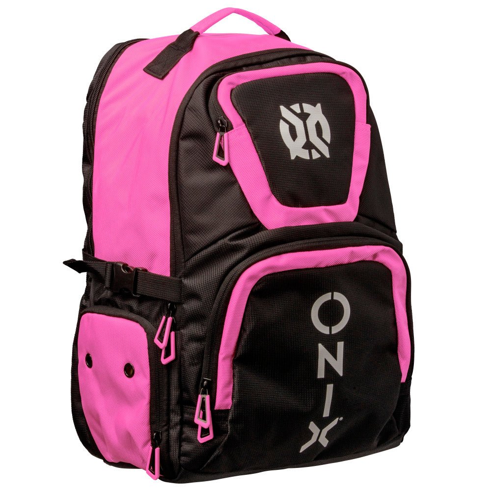 ONIX Pro Team pickleball backpack with four zippered compartments