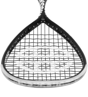 UNSQUASHABLE Y-TEC Pro squash racket with teardrop PowerProfile frame