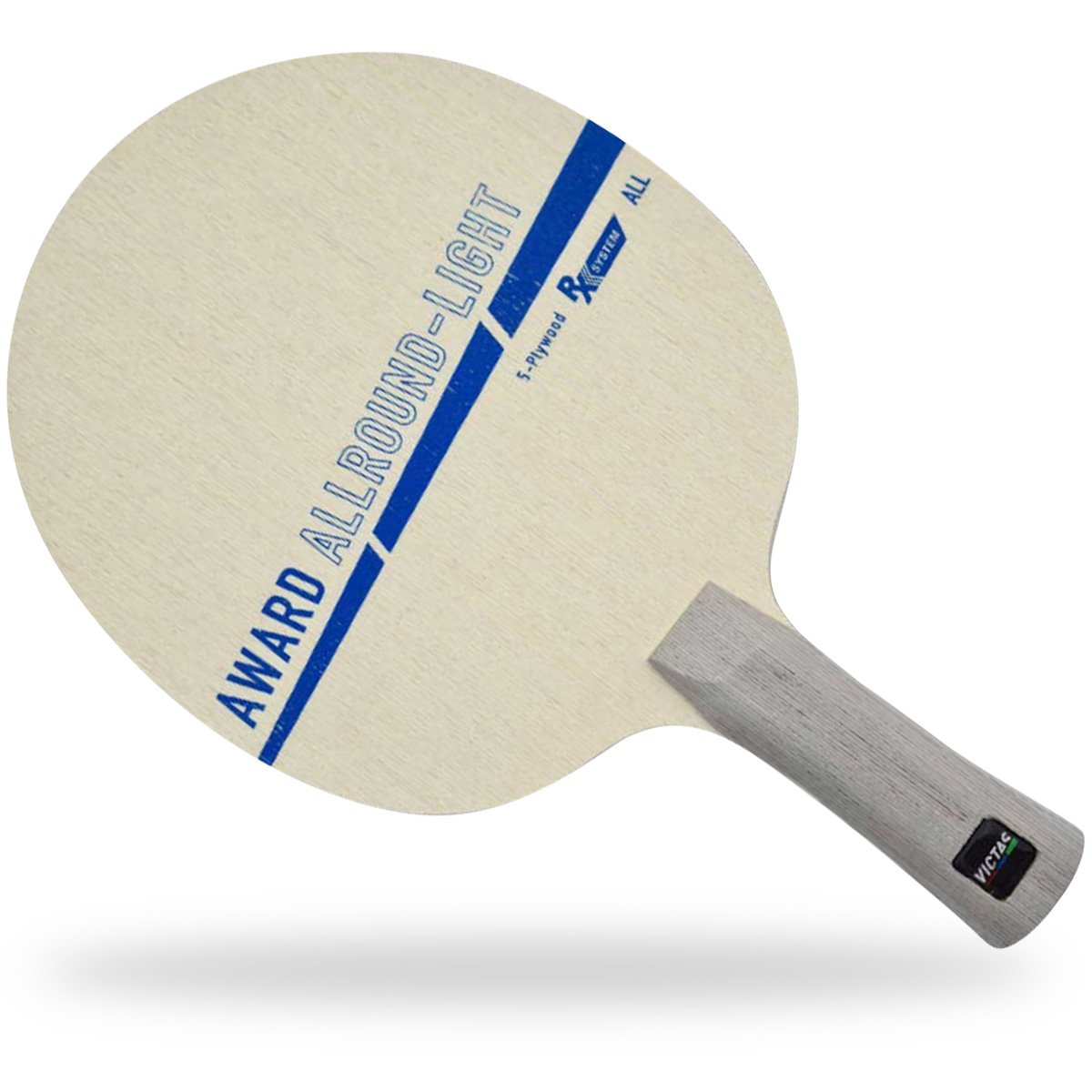 Victas Award Allround Light junior table tennis blade with smaller flared handle