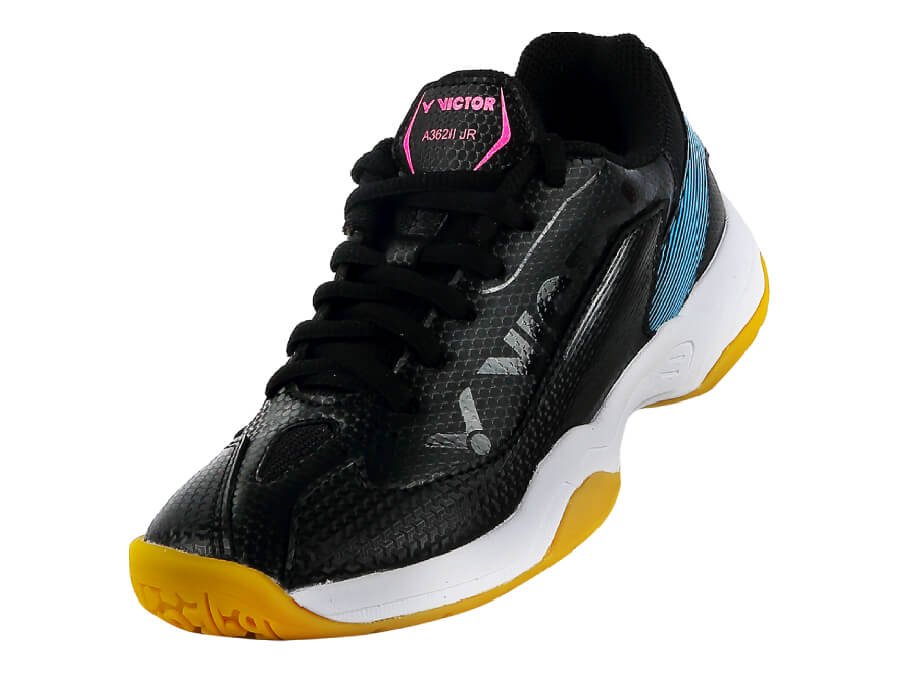 Victor A362JR junior badminton shoe in black