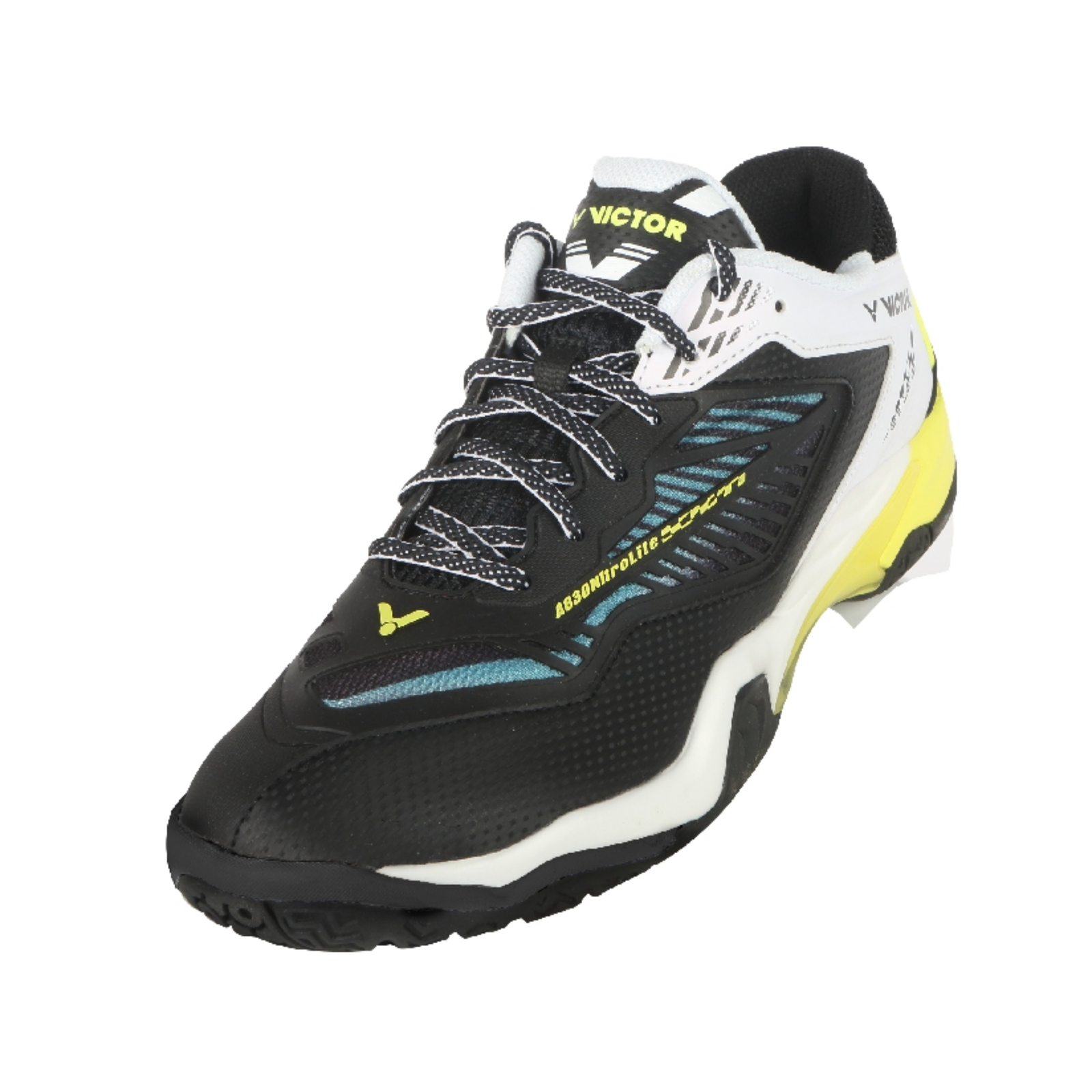 Victor A830 NitroLite badminton shoe in anthracite and white