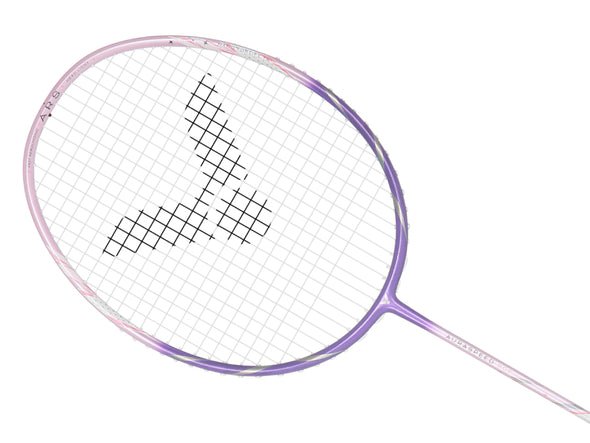 Victor AuraSpeed 90F badminton racket in light blue