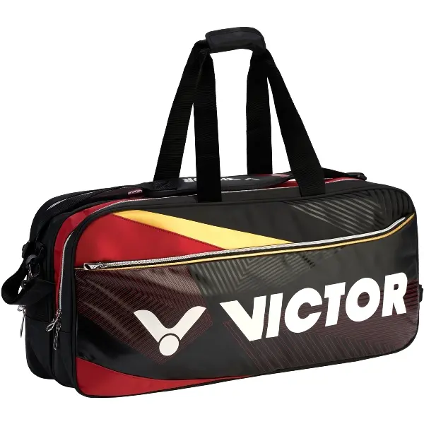 Victor BR9609CD rectangular racket bag in black and red with thermal compartment