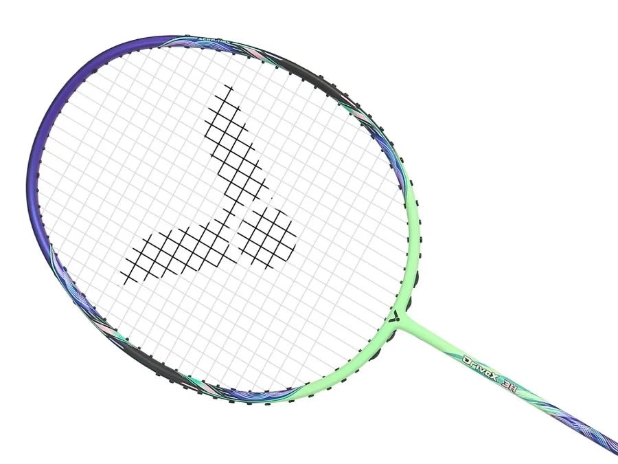 Victor DriveX 3H R badminton racket in Pastel Green