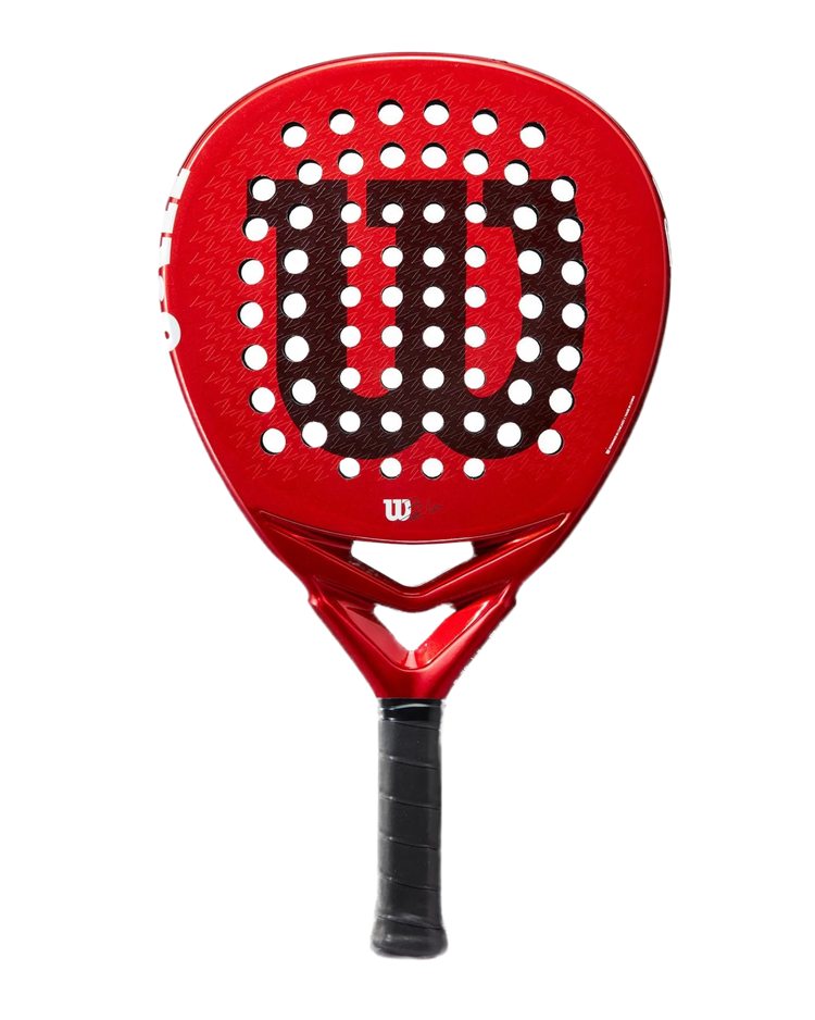 Wilson Bela Elite V2.5 padel racket — teardrop carbon racket with soft EVA core