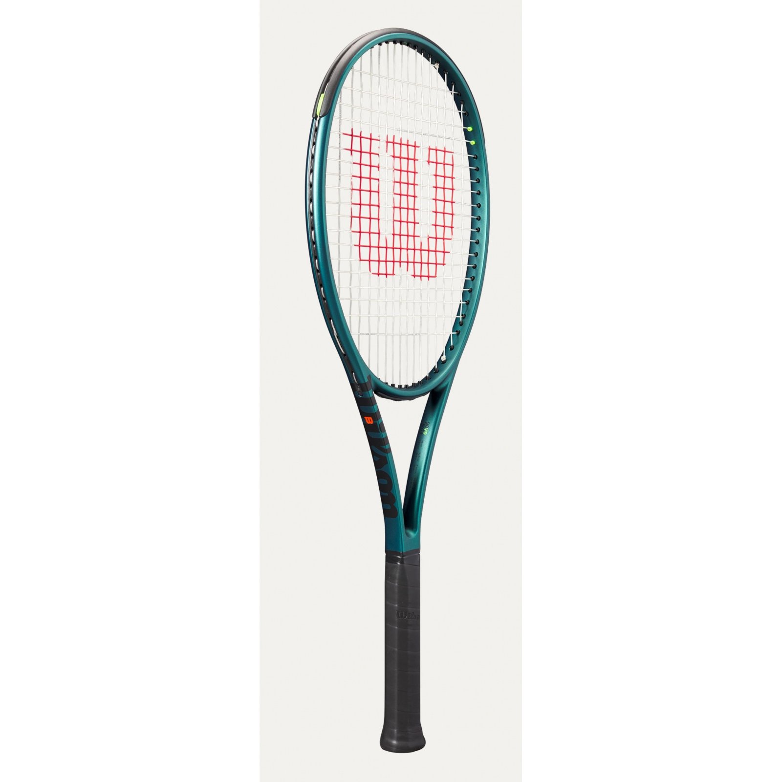 Wilson Blade 98 v9 16x19 tennis racket in emerald green