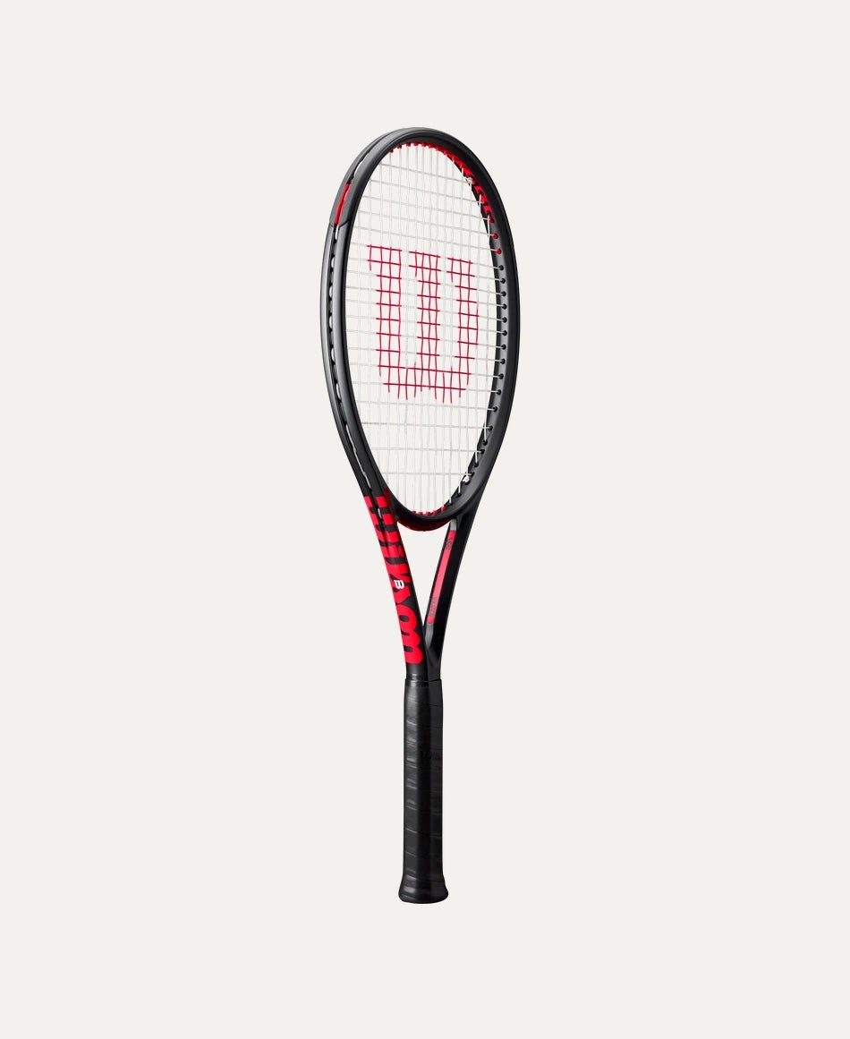 Wilson Clash 100 v3 tennis racket in graphite black