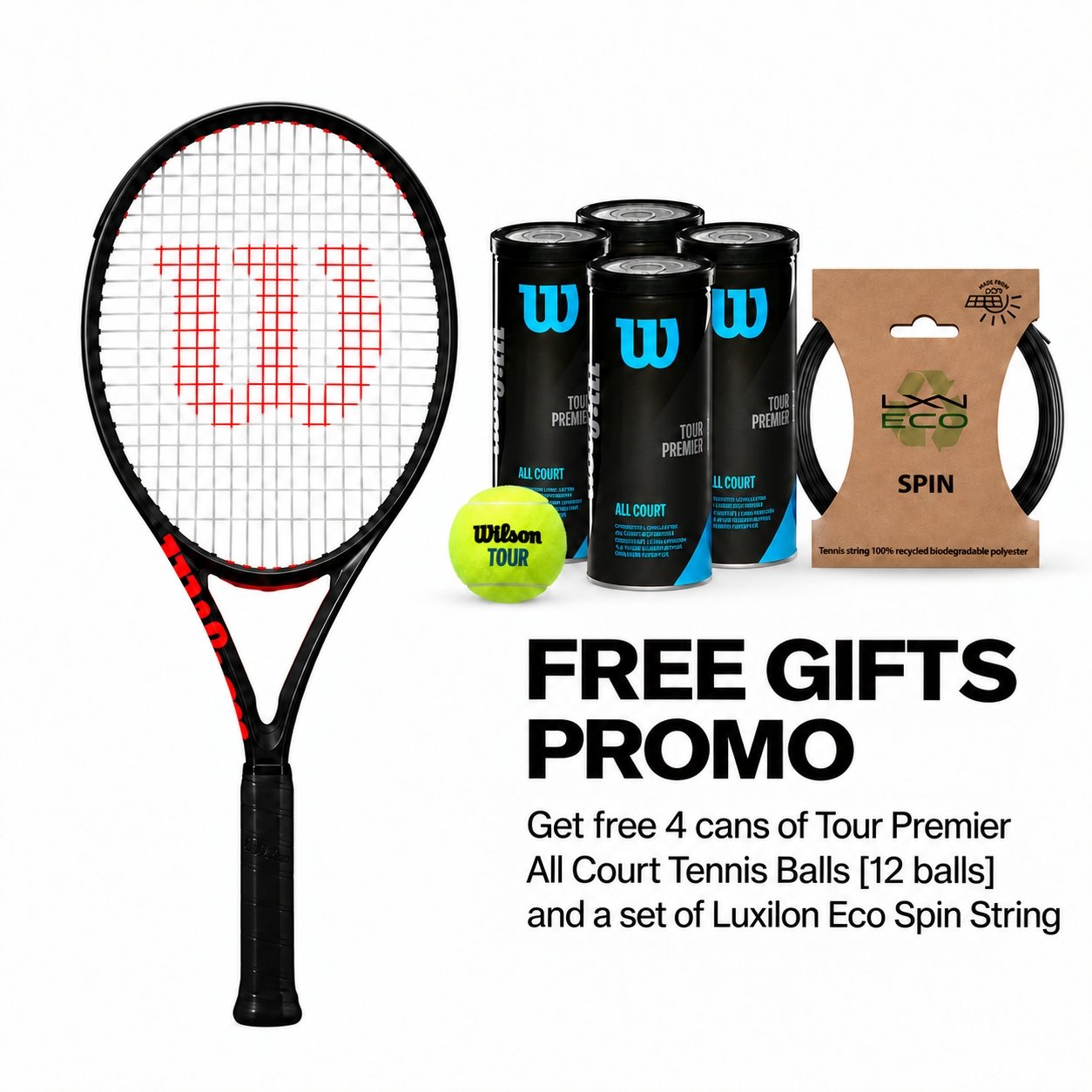 Wilson Clash 108 v3 tennis racket with silver Clash cosmetics