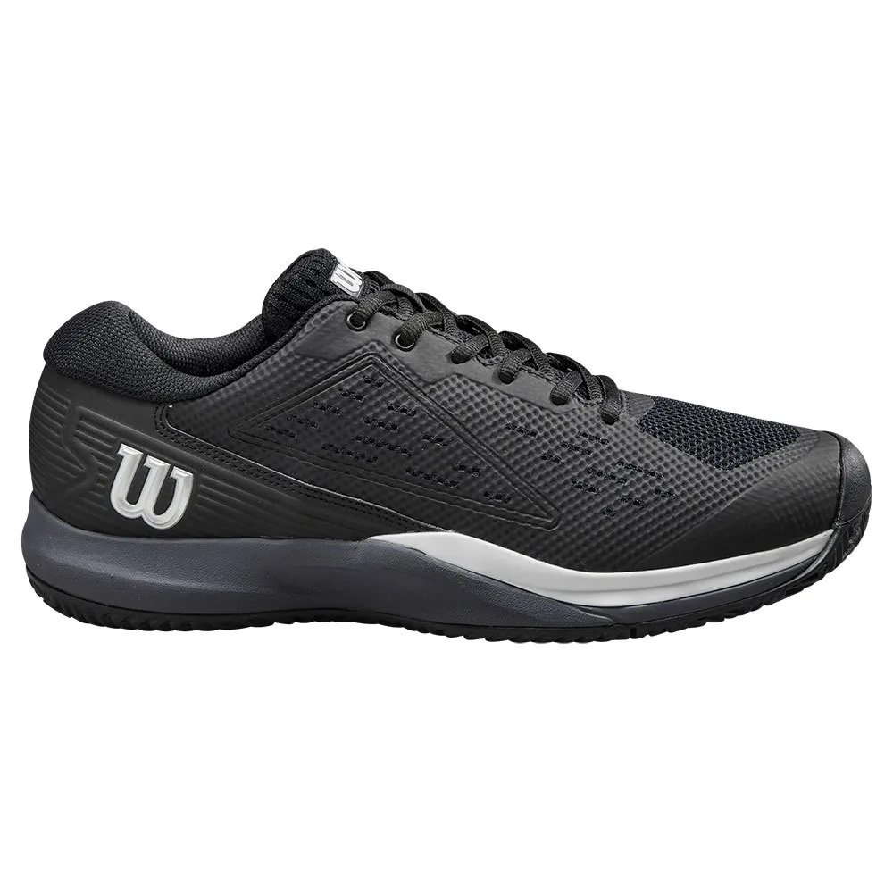 Wilson Rush Pro Ace court shoe in the generous 2E fit with Duralast outsole