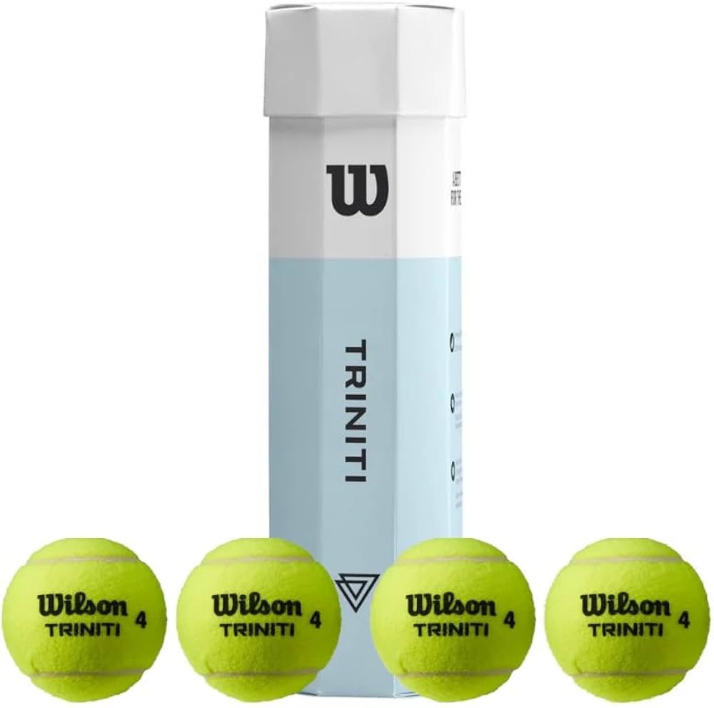 Wilson Triniti tennis balls in octagonal sleeve