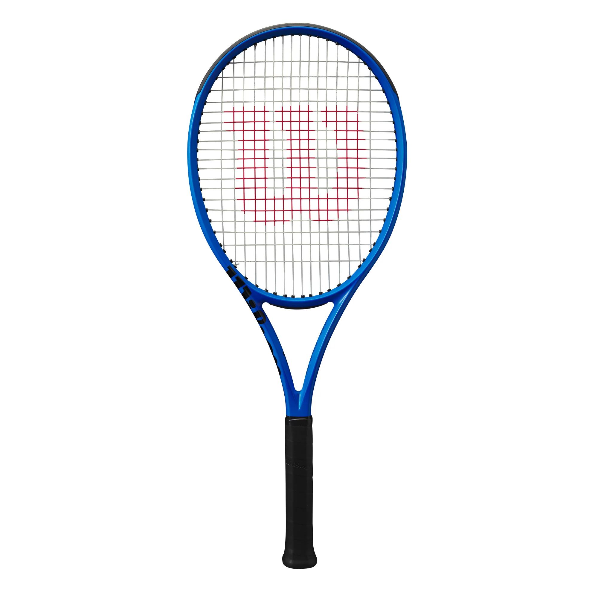 Wilson Ultra 100L v4 tennis racket in colour-shifting blue