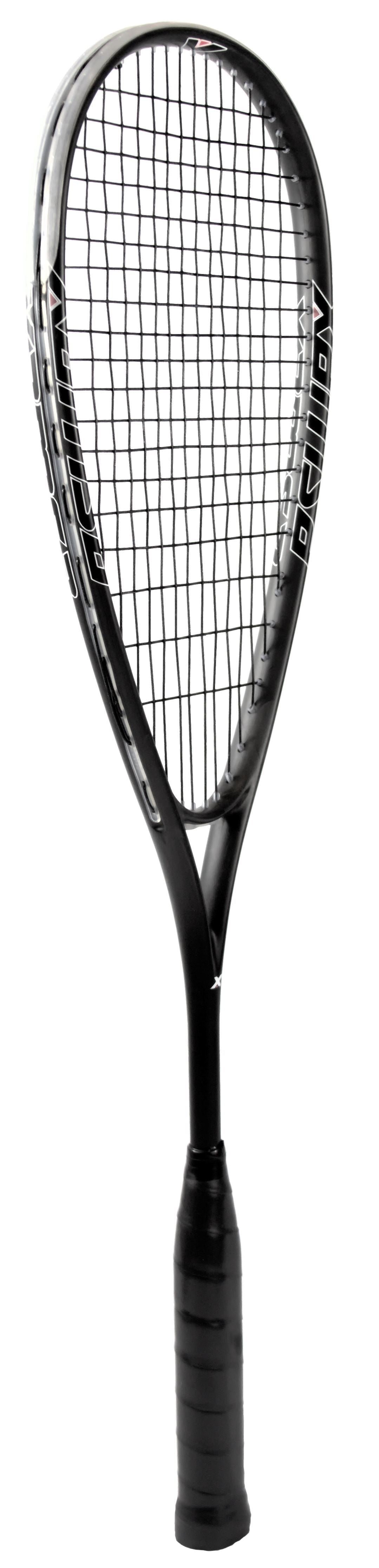 Xamsa Crucible squash racket in hybrid head shape