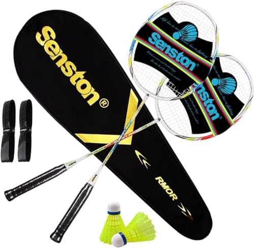 Yonex GR 303 badminton racket combo set of two with full cover — aluminium frame durable starter