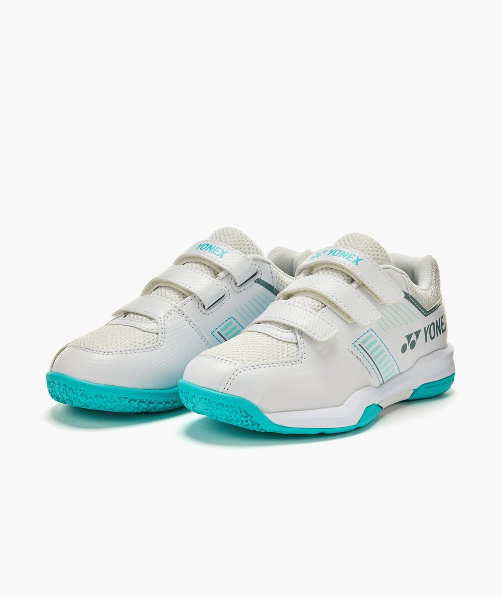 Yonex Strider Flow Junior badminton shoe with velcro belt strap